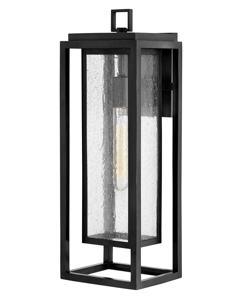 Republic Large Outdoor Wall Lantern in Black