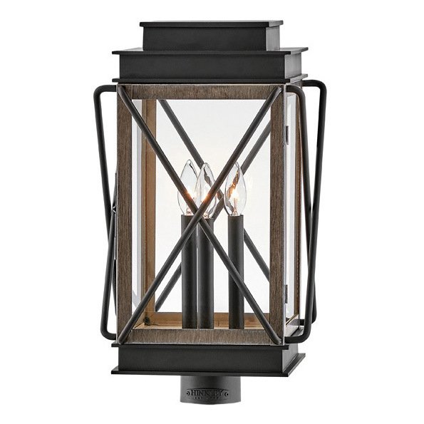Montecito Large Outdoor Post Light in Black
