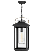 Atwater Outdoor Hanging Lantern in Black
