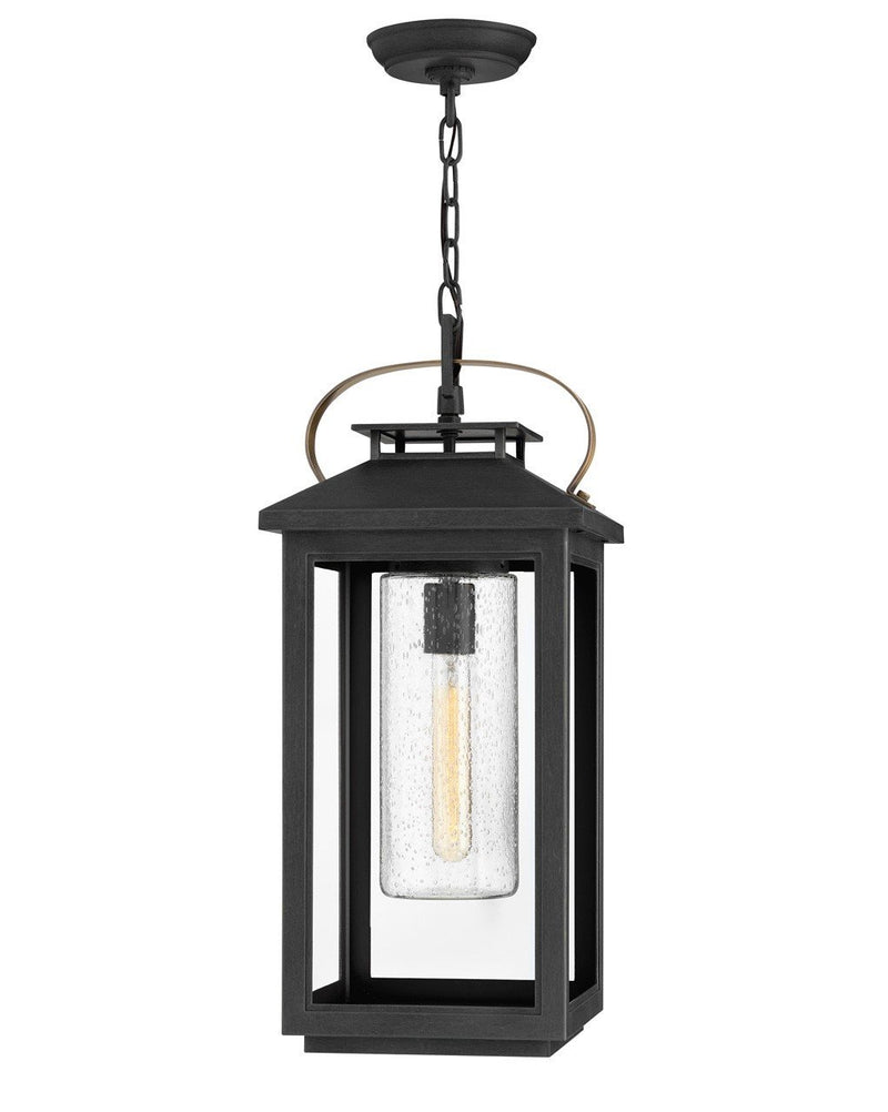 Atwater Outdoor Hanging Lantern in Black