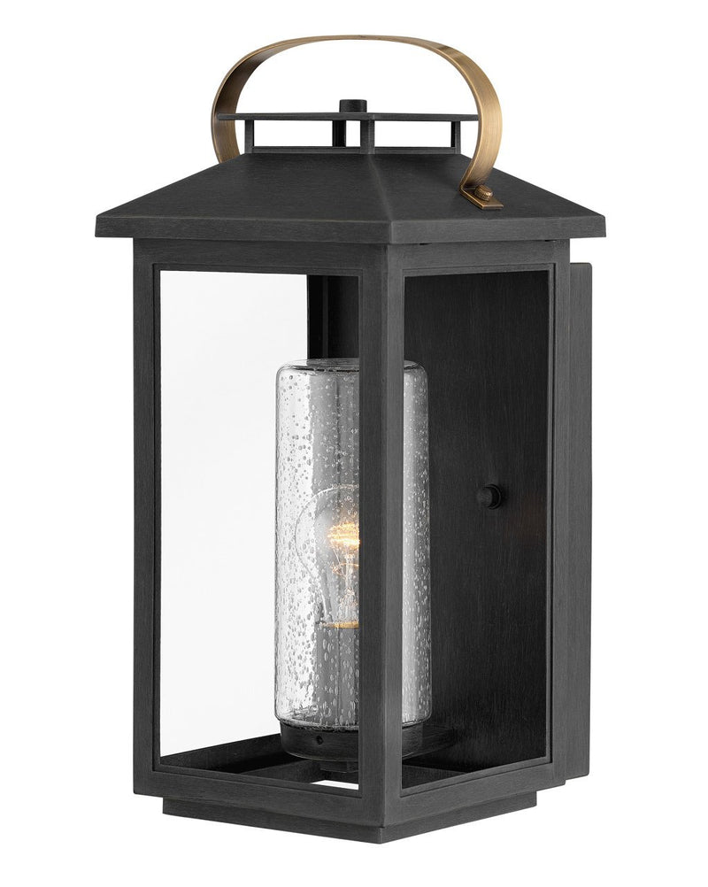 Atwater Medium Outdoor Wall Lantern in Black