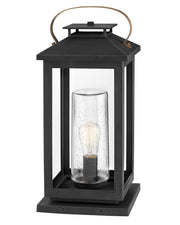 Atwater Outdoor Pier Mount Light in Black