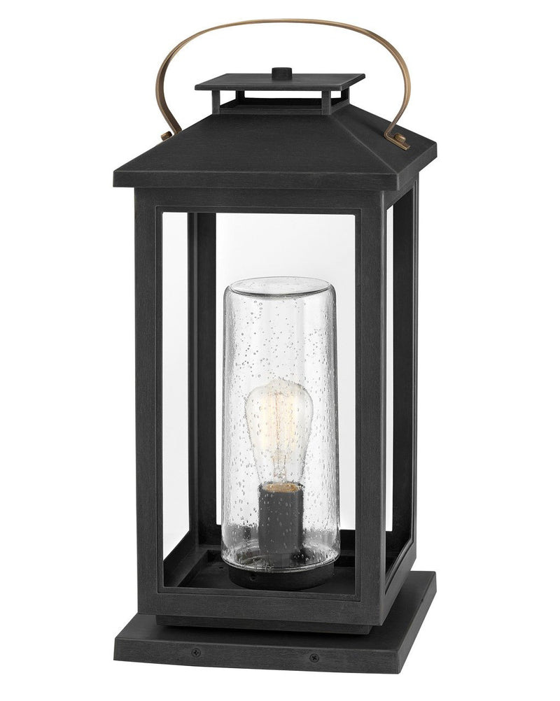 Atwater Outdoor Pier Mount Light in Black