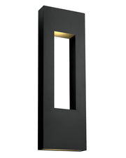 Atlantis Extra Large Outdoor Wall Sconce in Satin Black