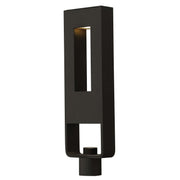 Atlantis 2-Light Outdoor Post Light in Satin Black
