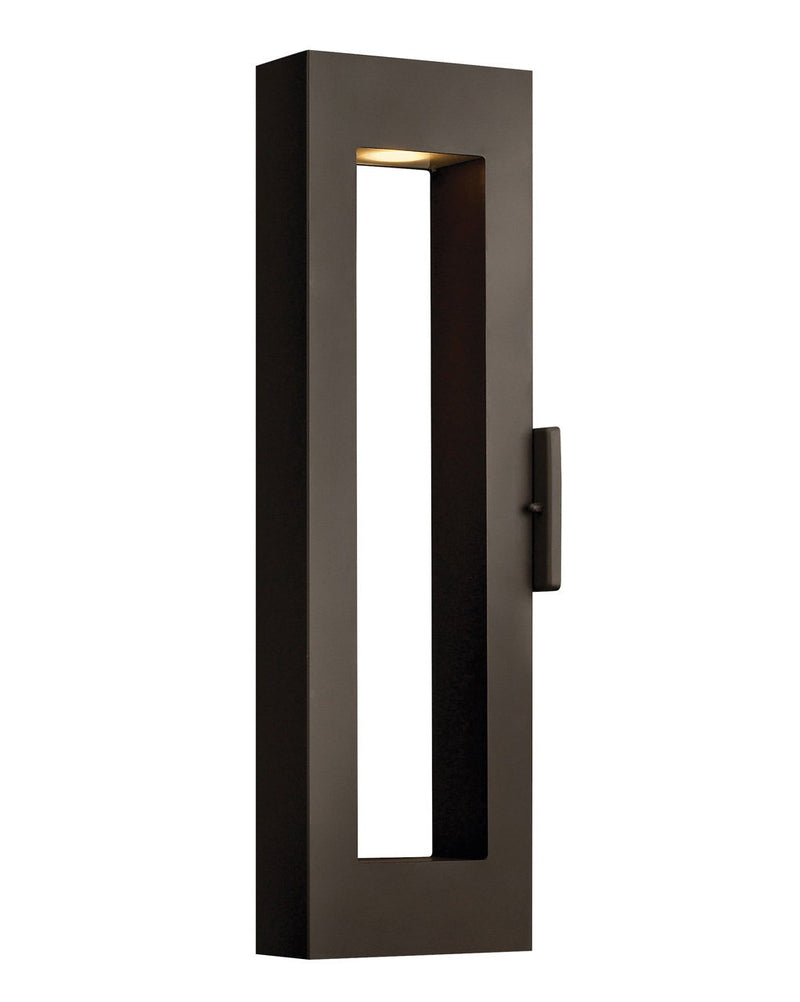 Atlantis Large Narrow Outdoor Wall Sconce in Bronze