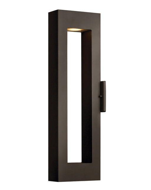 Atlantis Large Narrow Outdoor Wall Sconce in Bronze
