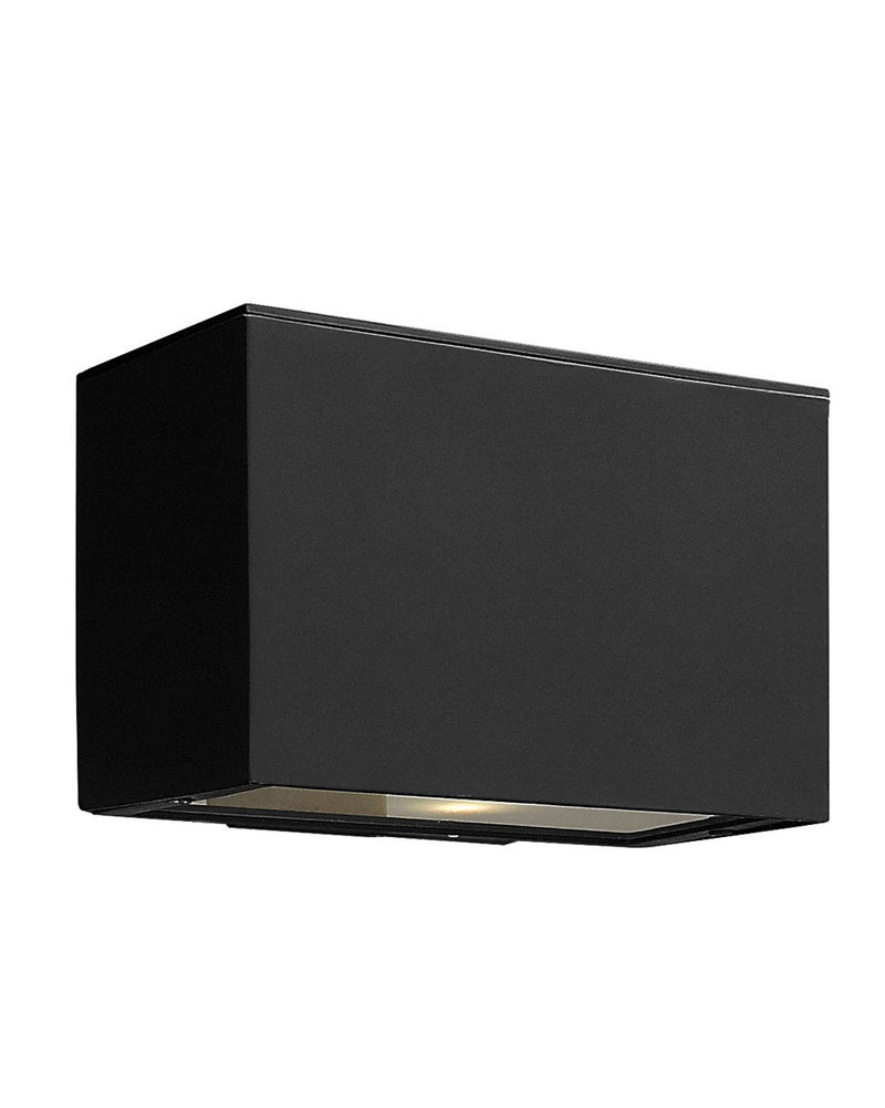 Atlantis Small Downlight Outdoor Wall Sconce in Satin Black