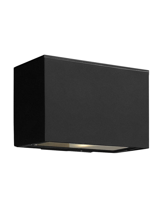 Atlantis Small Downlight Outdoor Wall Sconce in Satin Black