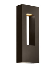 Atlantis Medium Outdoor Wall Sconce in Bronze