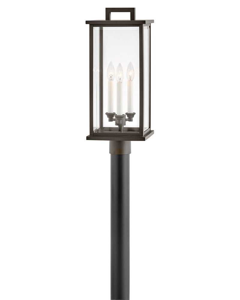 Weymouth 3-Light Outdoor Post Light in Oil Rubbed Bronze