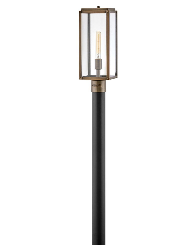 Max Medium Outdoor Post Light in Burnished Bronze