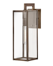 Max Medium Outdoor Wall Lantern in Burnished Bronze