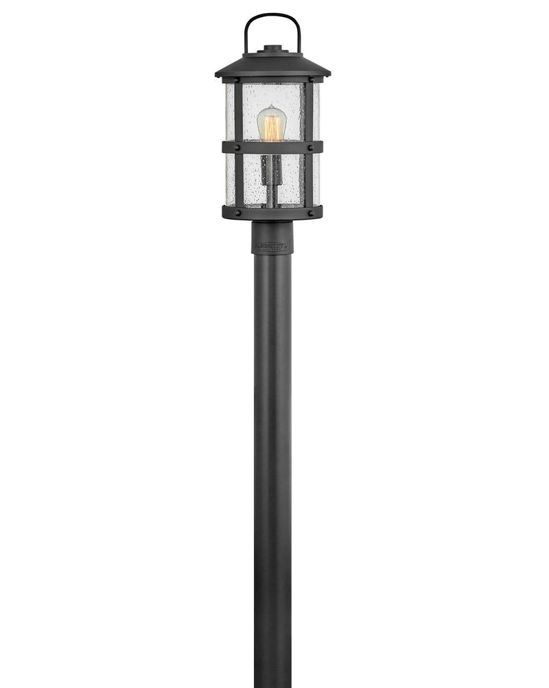 Lakehouse Outdoor Post Light in Black