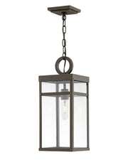 Porter Outdoor Hanging Lantern in Oil Rubbed Bronze