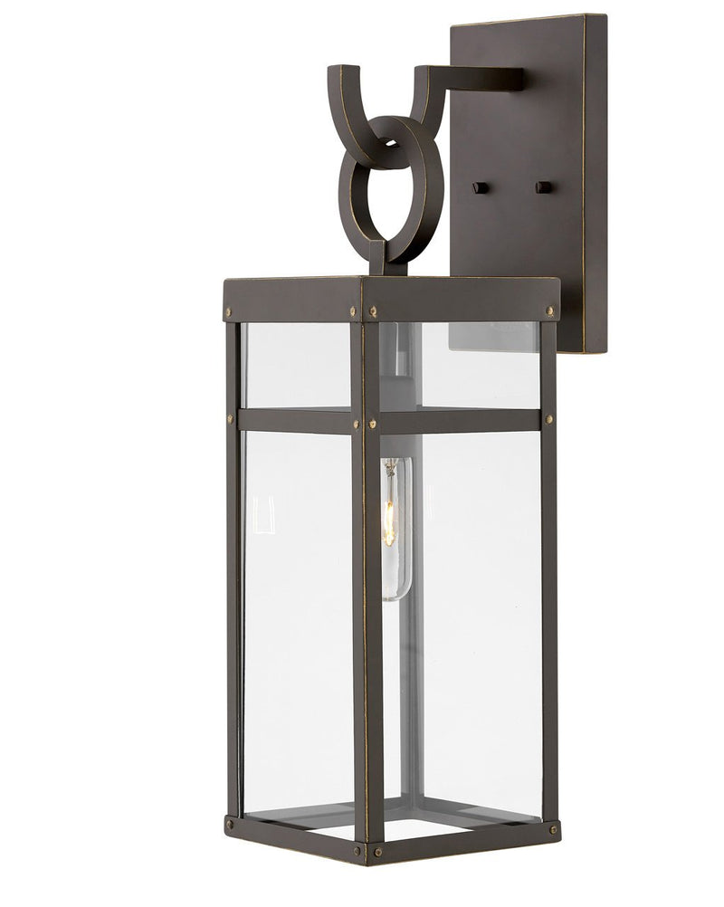 Porter Medium Outdoor Wall Lantern in Oil Rubbed Bronze