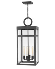 Porter 4-Light Outdoor Hanging Lantern in Aged Zinc