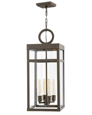 Porter 4-Light Outdoor Hanging Lantern in Oil Rubbed Bronze
