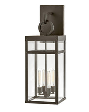 Porter Grande 4-Light Outdoor Wall Lantern in Oil Rubbed Bronze