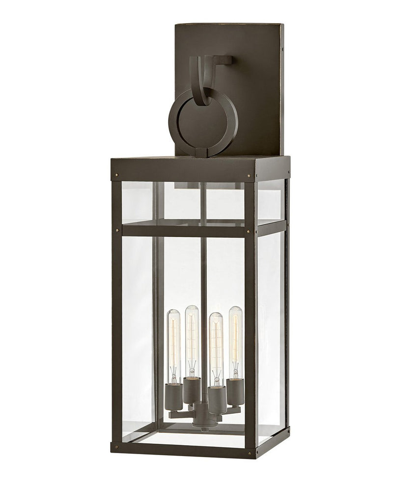 Porter Grande 4-Light Outdoor Wall Lantern in Oil Rubbed Bronze