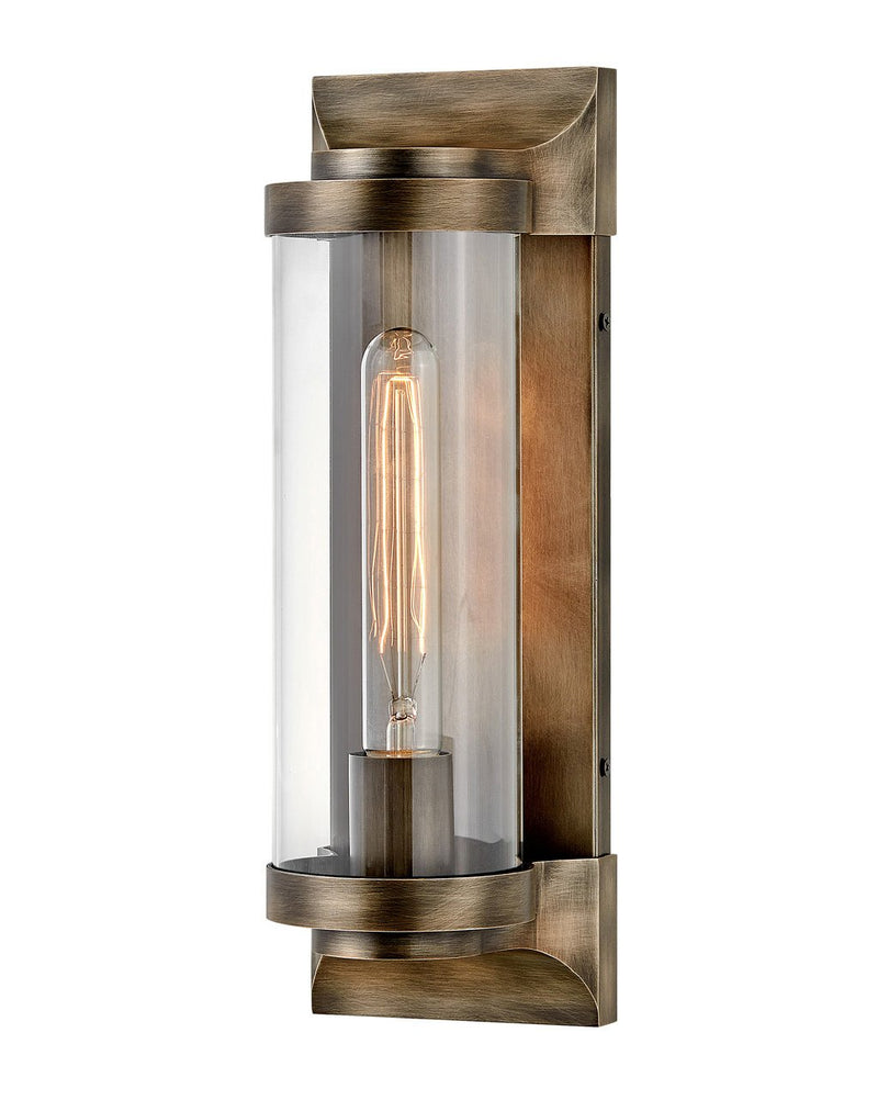 Pearson Small Outdoor Wall Sconce in Burnished Bronze