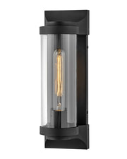 Pearson Small Outdoor Wall Sconce in Textured Black