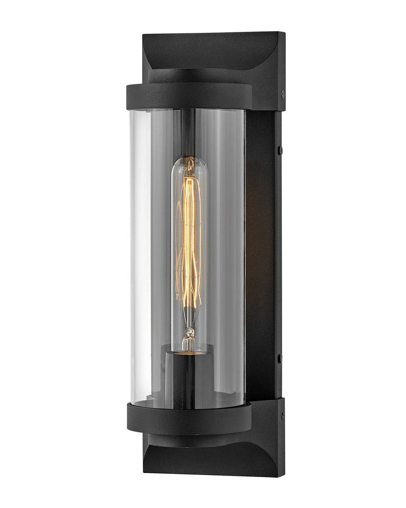 Pearson Small Outdoor Wall Sconce in Textured Black