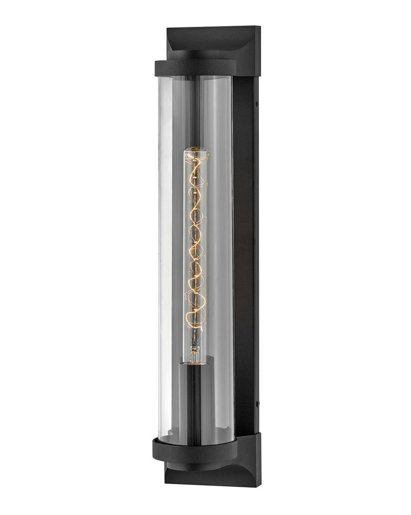 Pearson Medium Outdoor Wall Sconce in Textured Black
