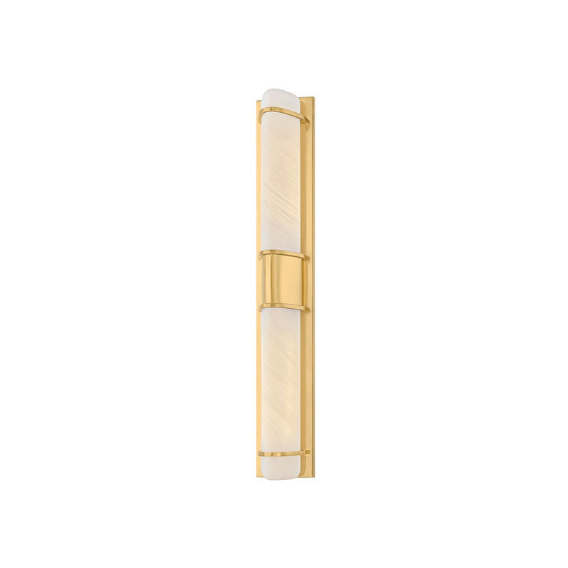 Tottenville 2-Light Wall Sconce in Aged Brass
