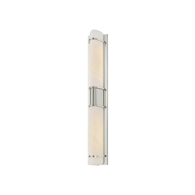 Tottenville 2-Light Wall Sconce in Polished Nickel