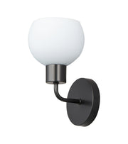 Coraline 1 Light Wall Sconce in Black