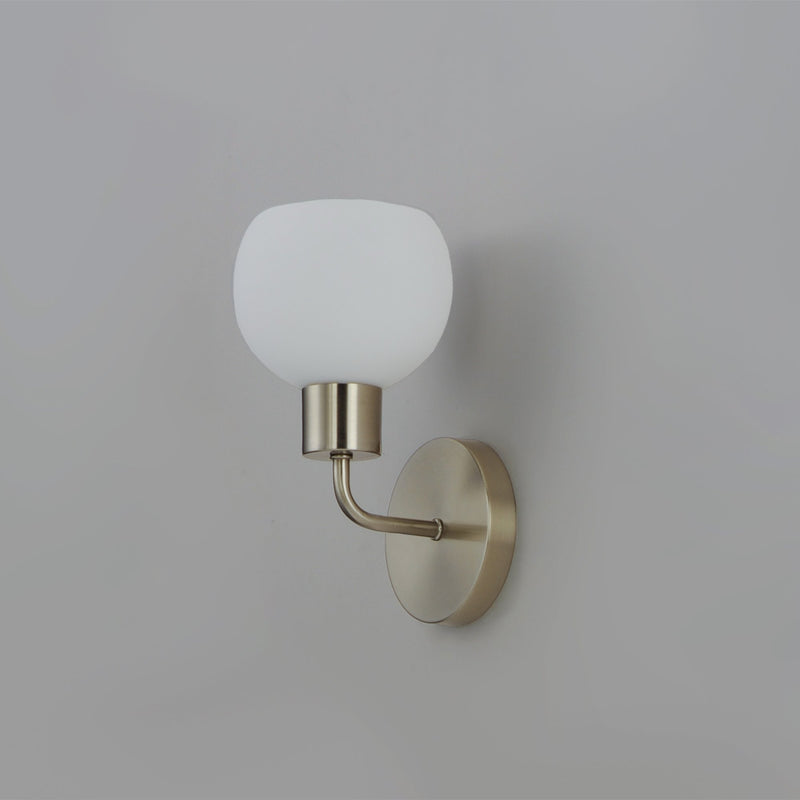 Coraline 1 Light Wall Sconce in Satin Nickel