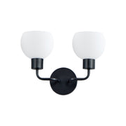 Coraline 2 Light Wall Sconce in Black