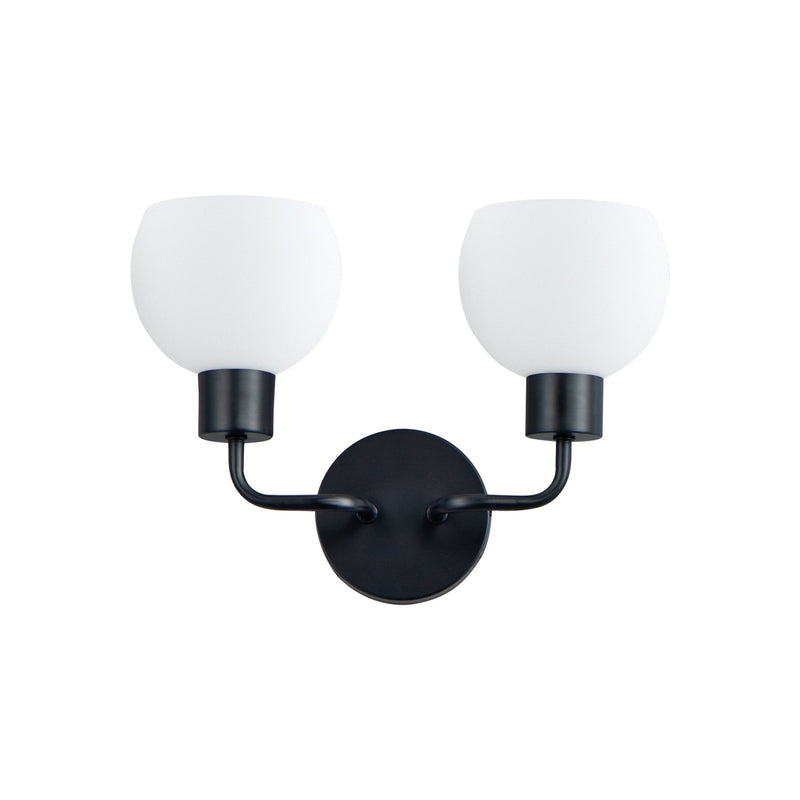 Coraline 2 Light Wall Sconce in Black