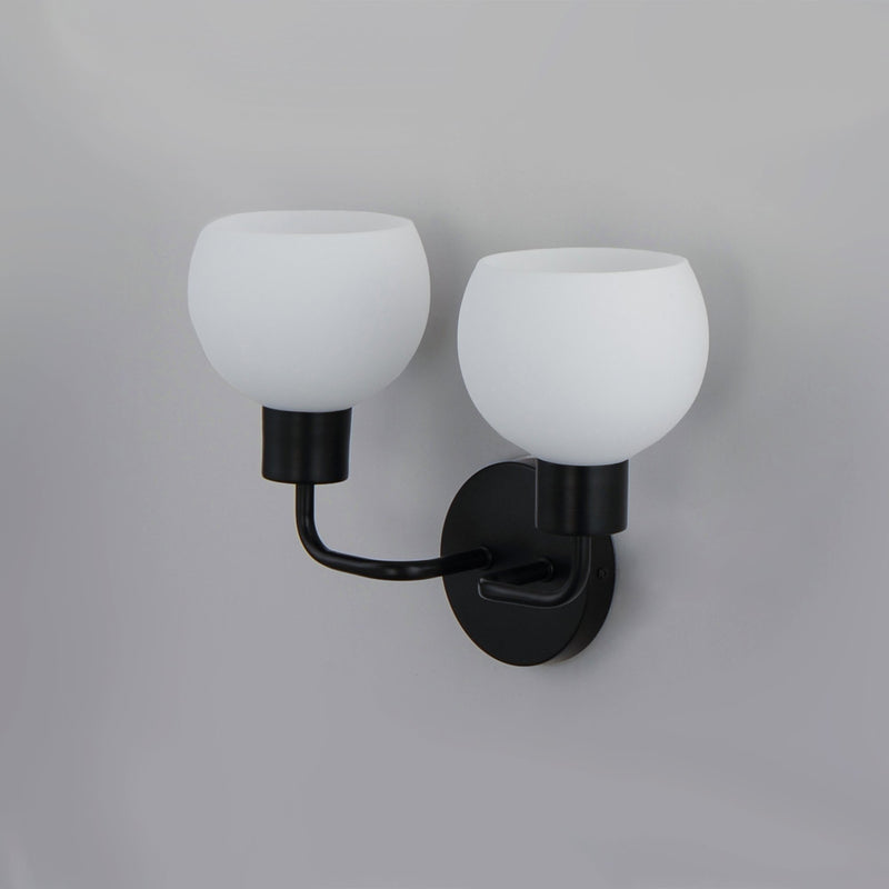 Coraline 2 Light Wall Sconce in Black