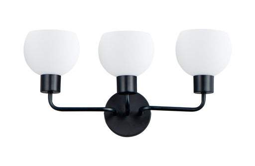 Coraline 3 Light Bath Vanity in Black