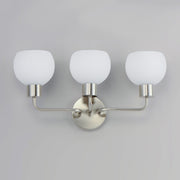 Coraline 3 Light Bath Vanity in Satin Nickel