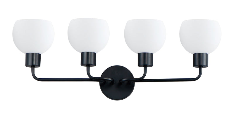 Coraline 4 Light Bath Vanity in Black