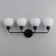 Coraline 4 Light Bath Vanity in Black