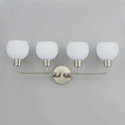 Coraline 4 Light Bath Vanity in Satin Nickel