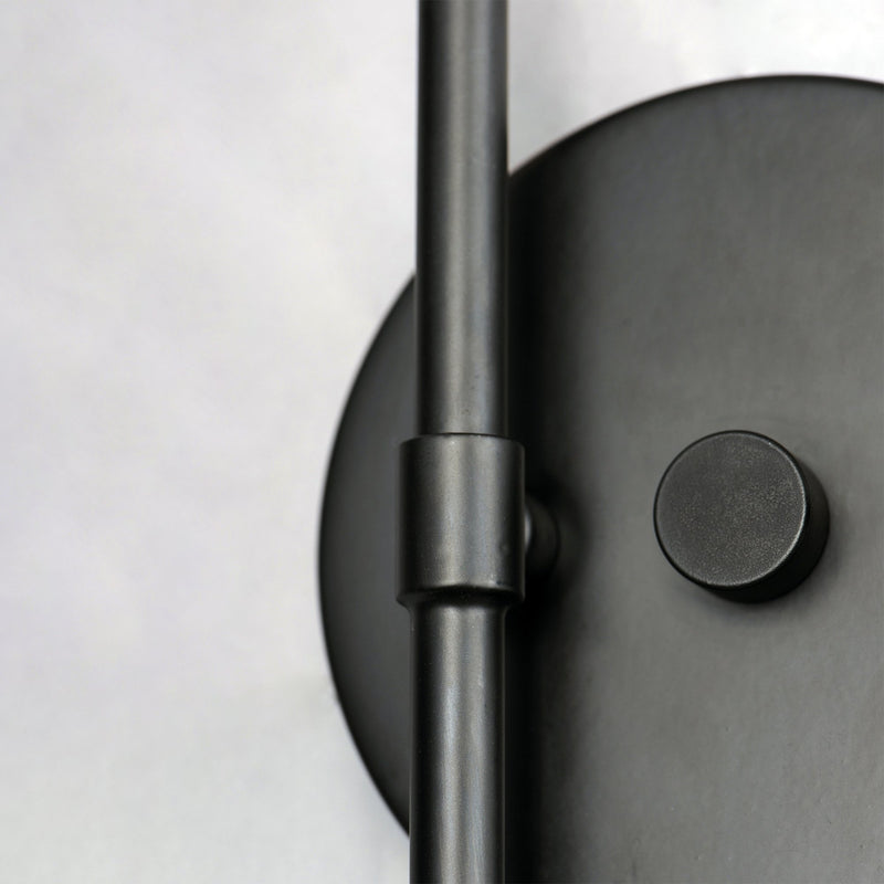 Tux 2 Light Wall Sconce in Black