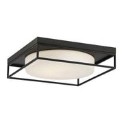 Rover 15" LED Flush Mount in Matte Black