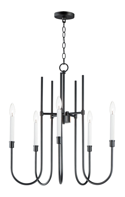 Tux 5 Light Chandelier in Black