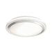 LED Flushmount in Satin Nickel