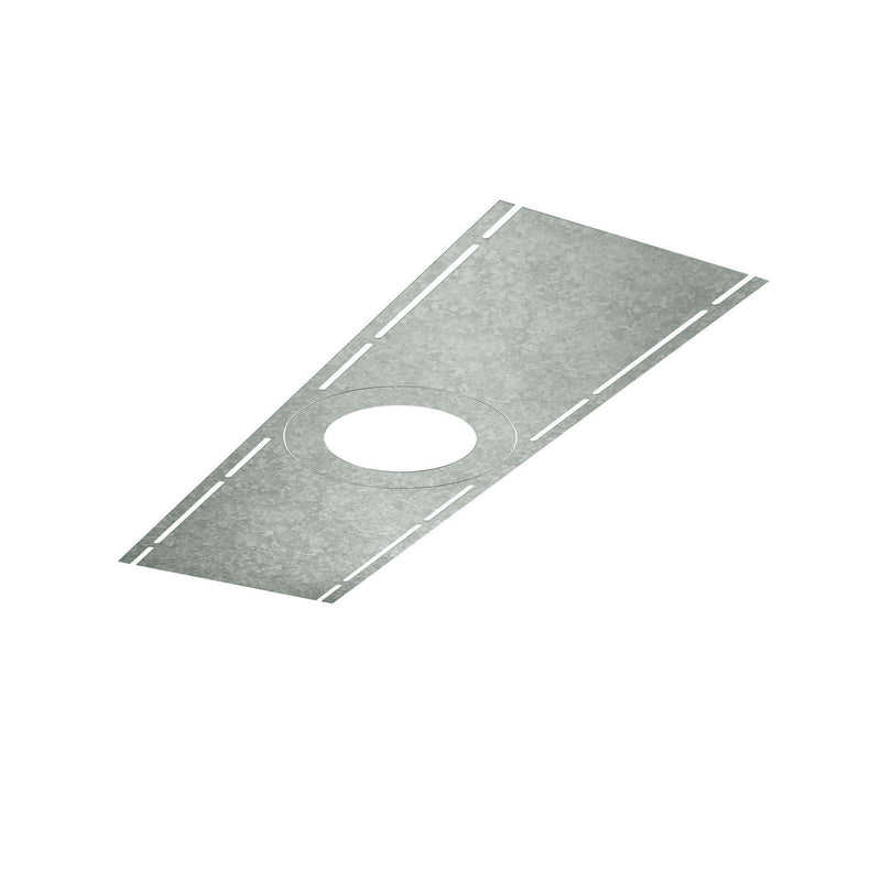 Universal Flat Rough-in Plate in Aluminum - Lamps Expo