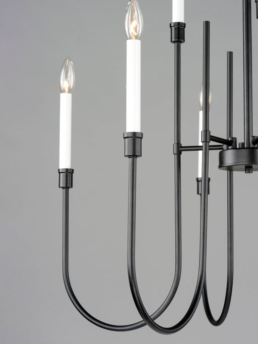 Tux 9 Light Chandelier in Black