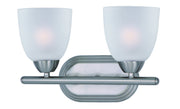 Axis 2 Light Bath Vanity in Satin Nickel