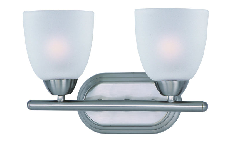 Axis 2 Light Bath Vanity in Satin Nickel