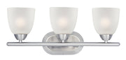 Axis 3 Light Bath Vanity in Satin Nickel