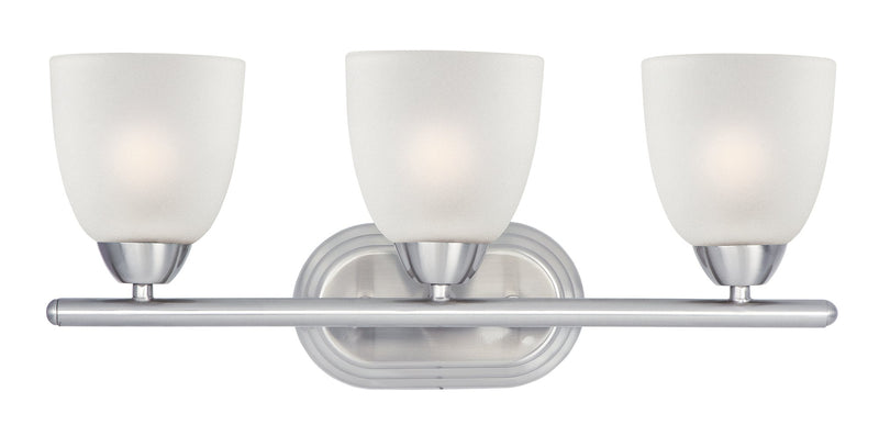 Axis 3 Light Bath Vanity in Satin Nickel